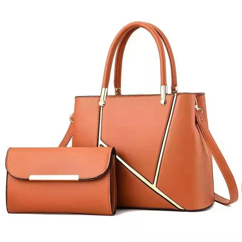 Women's Large PU Shoulder Tote Bag
