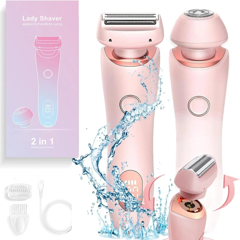 Rechargeable 2-in-1 Women's Body & Bikini Trimmer