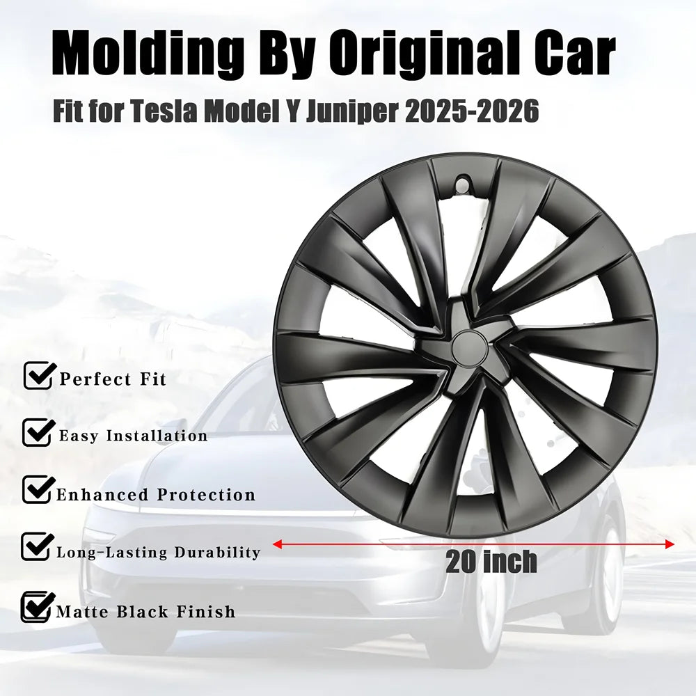 20-Inch Wheel Covers for Model Y Juniper – Set of 4