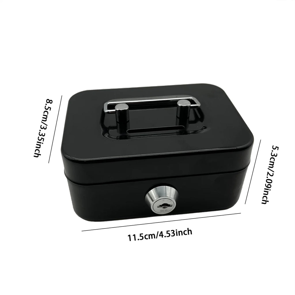 Portable Locking Coin Bank with Key