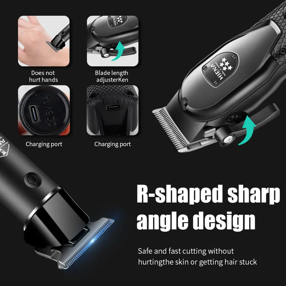 HIENA Rechargeable Hair Trimmer Kit