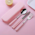 Portable Spoon, Fork and Chopstick Set