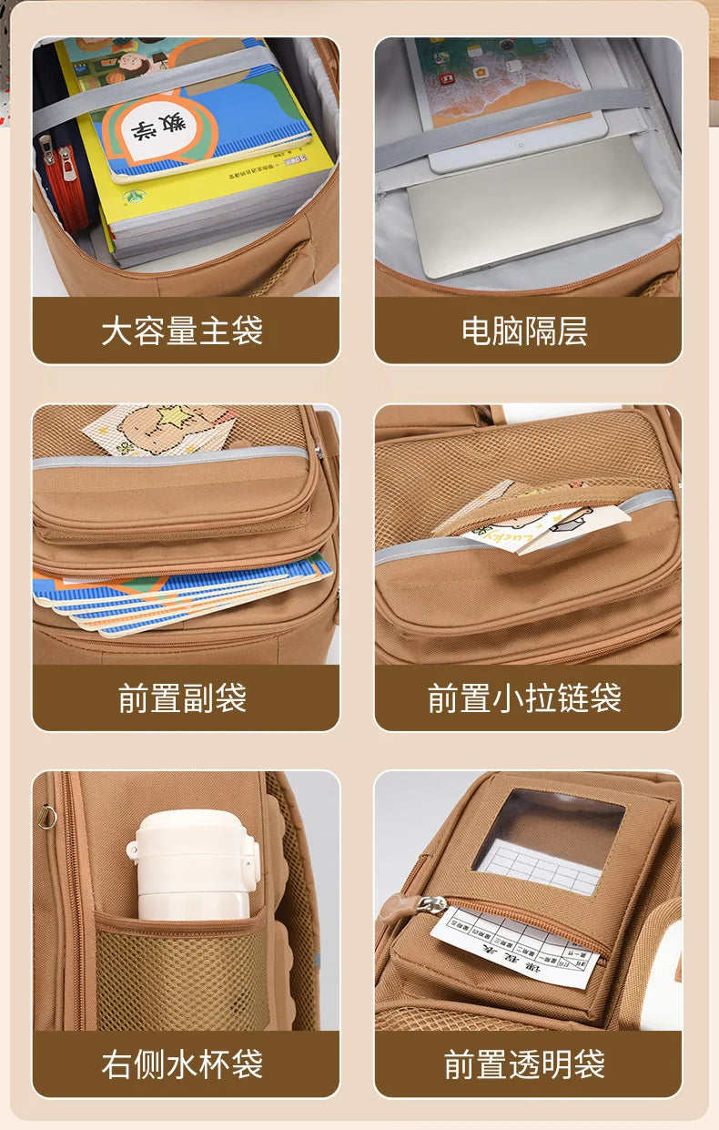 Capybara Kids' School Backpack
