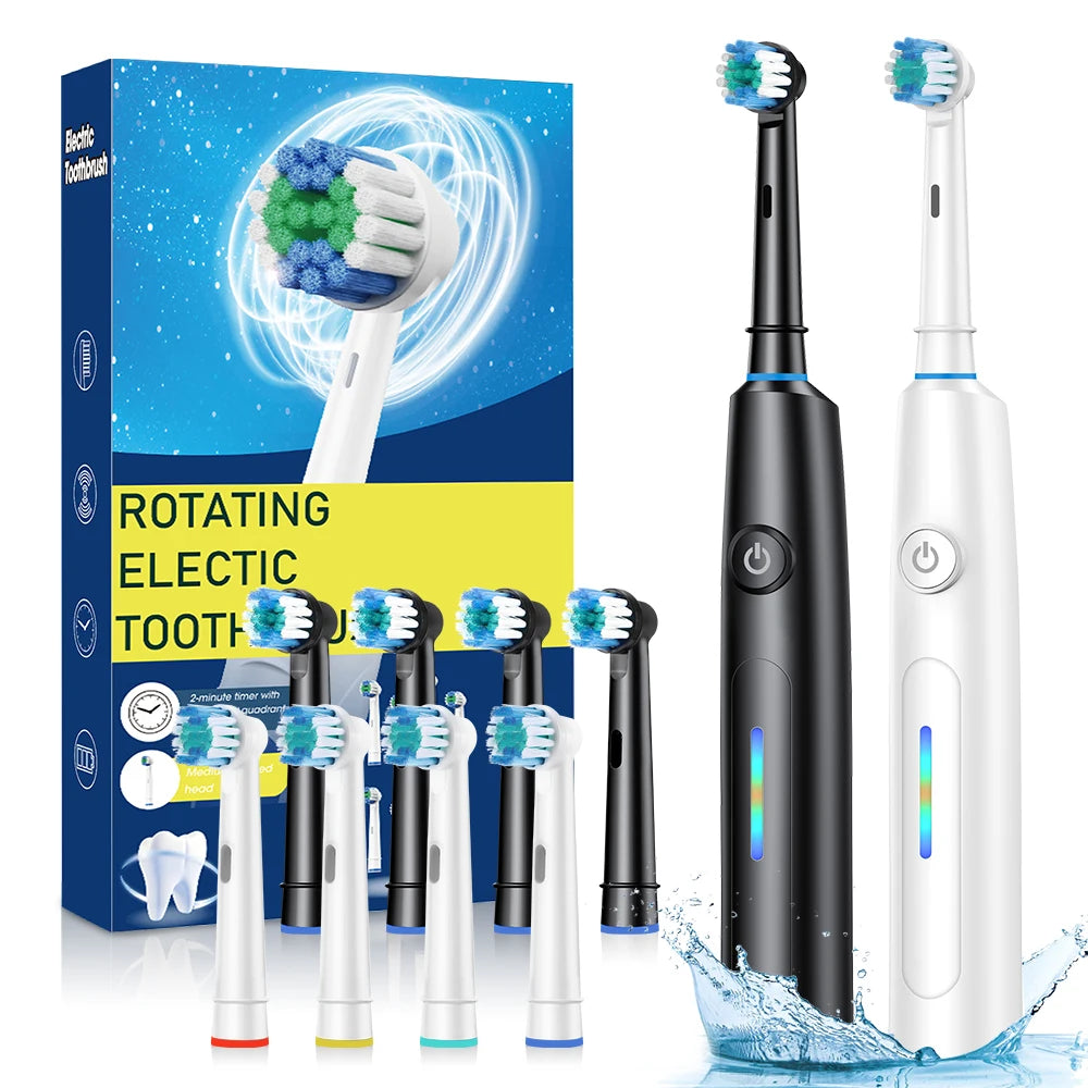 AFDEAL USB-C Rechargeable Electric Toothbrush – 4 Heads