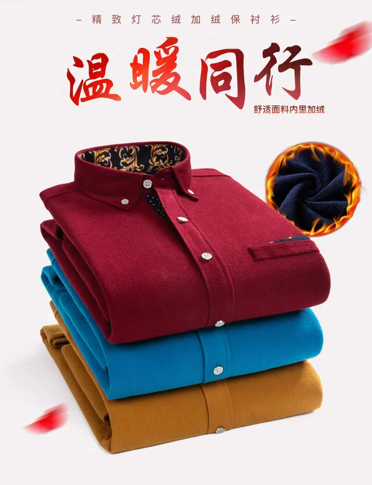 Men's Long-Sleeve Casual Autumn Shirt