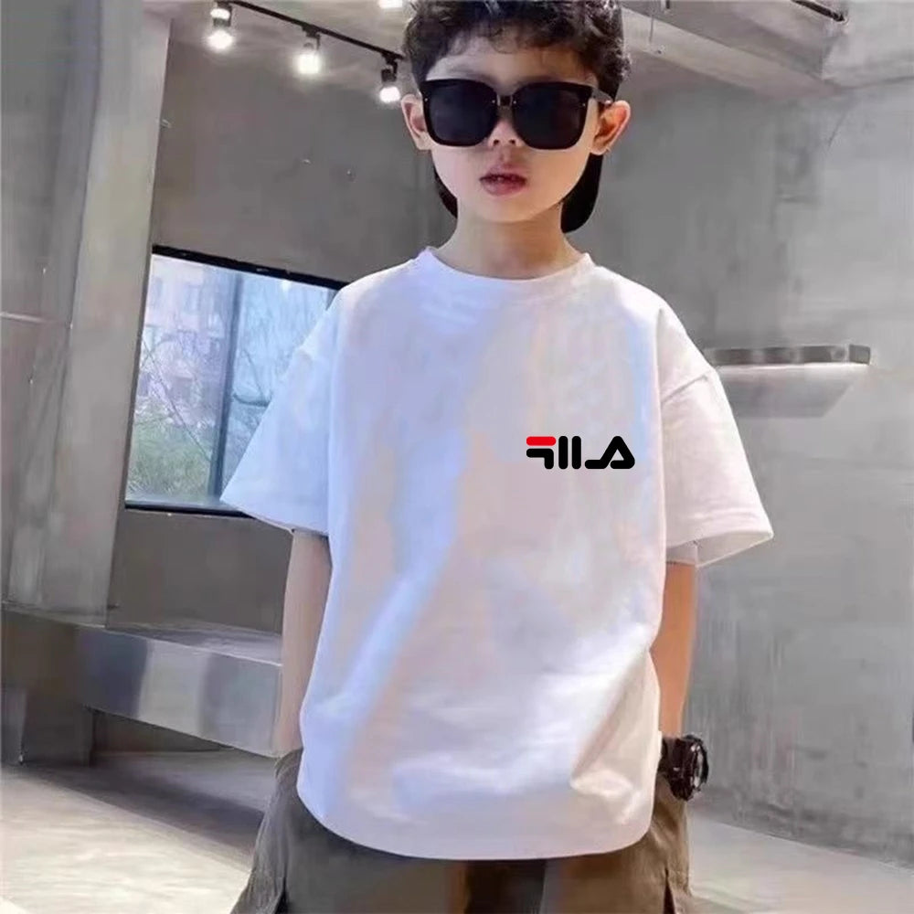 Children's Printed T-Shirt and Shorts Set