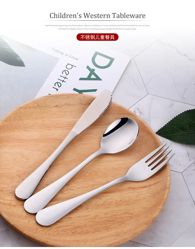 Stainless Steel Knife, Fork and Spoon Set