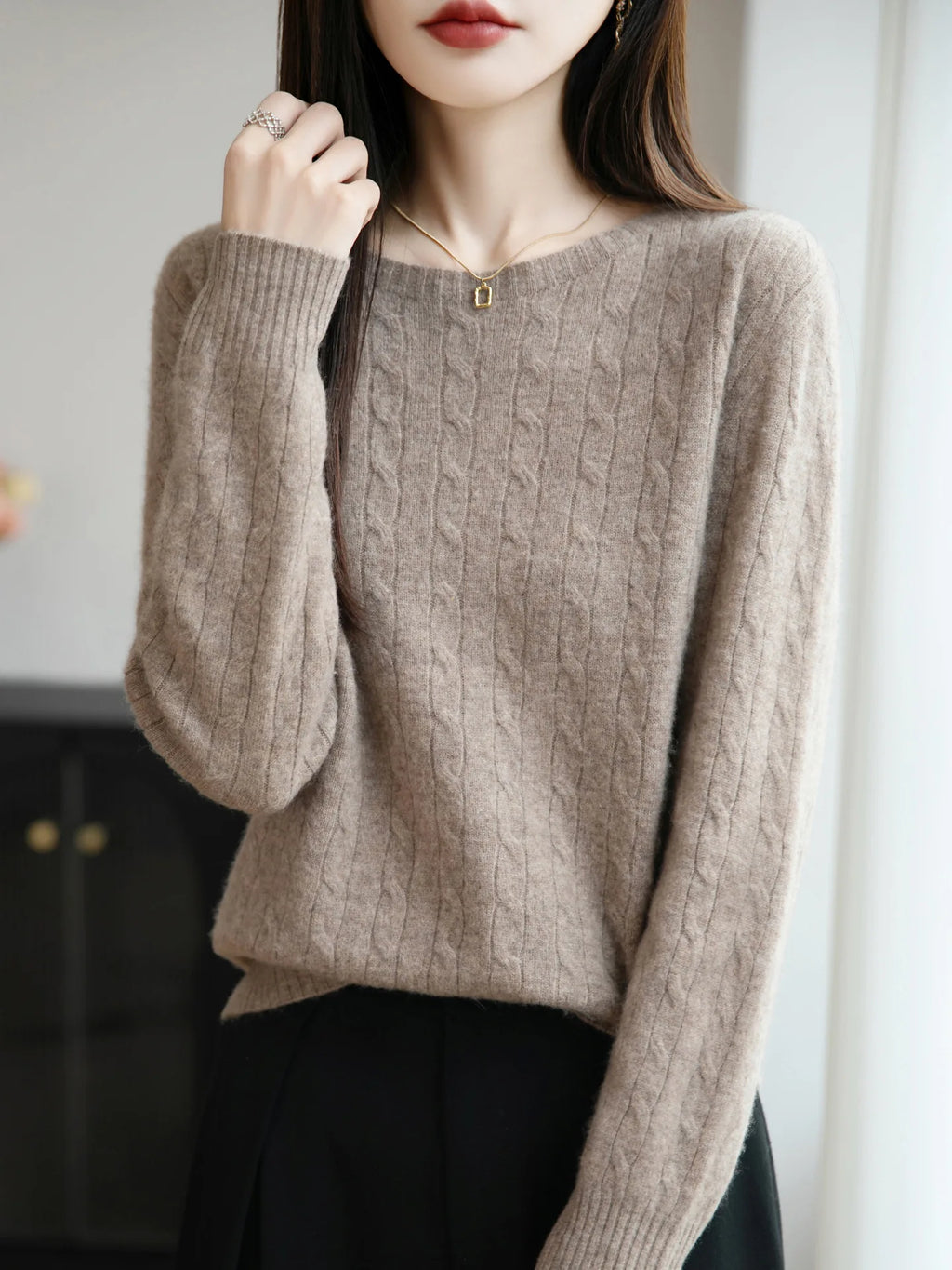 Women Sweater Loose Fashion Long Sleeve Pullovers Autumn Winter Warm Solid Bottoming Shirt Korean Fashion Knitted Jumpers Whispering Desires Shoppe