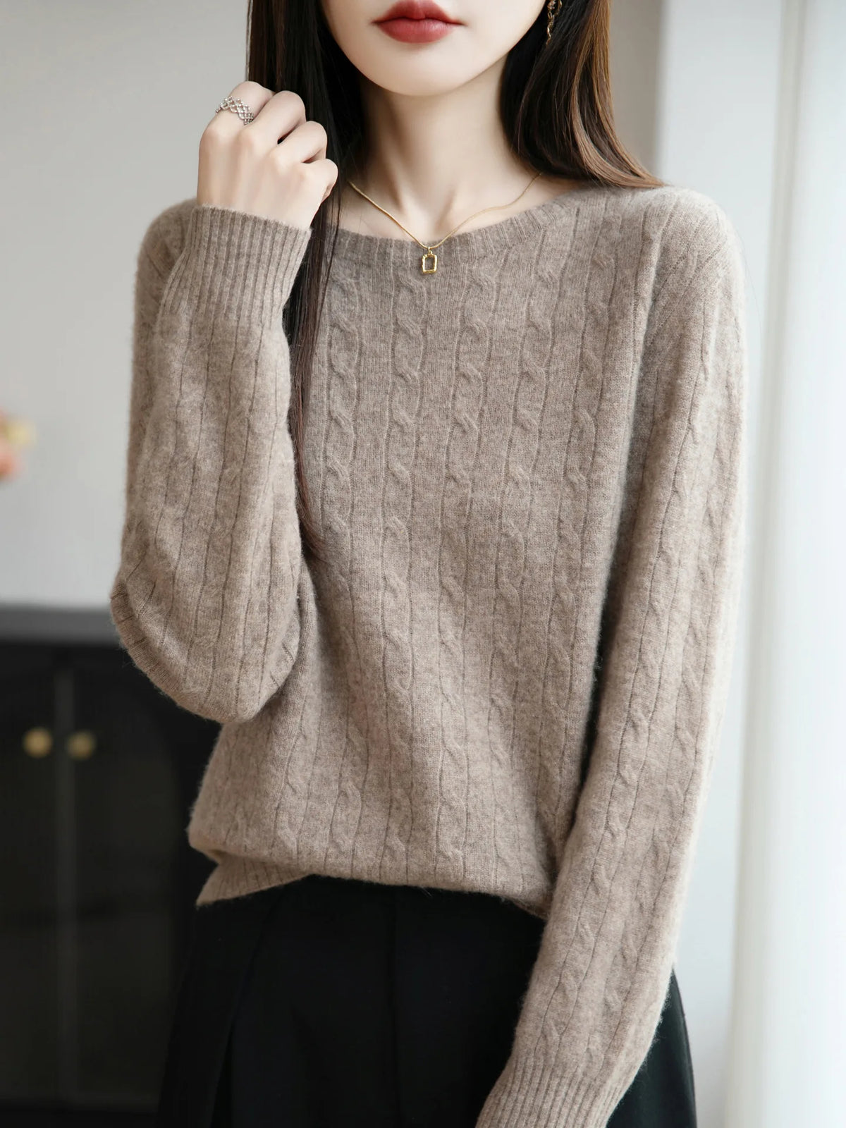 Women Sweater Loose Fashion Long Sleeve Pullovers Autumn Winter Warm Solid Bottoming Shirt Korean Fashion Knitted Jumpers Whispering Desires Shoppe