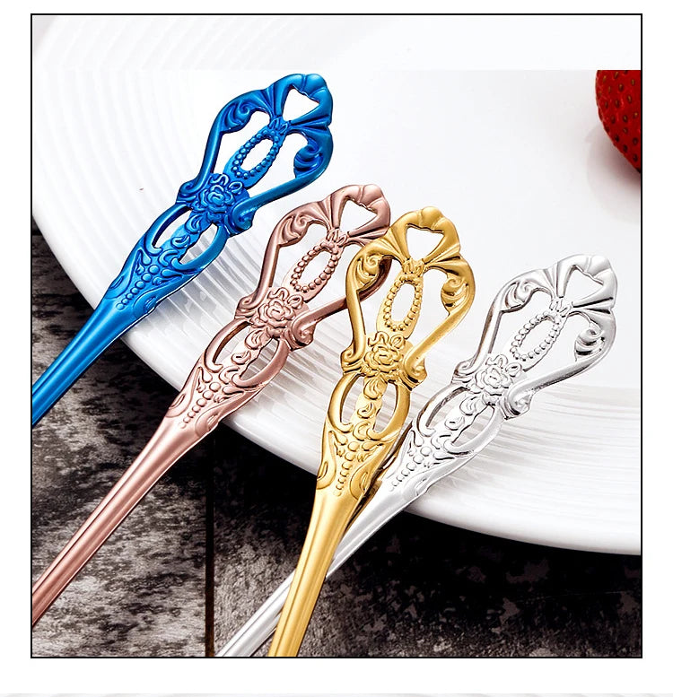 Vintage-Style Stainless Steel Flatware — Assorted Sets