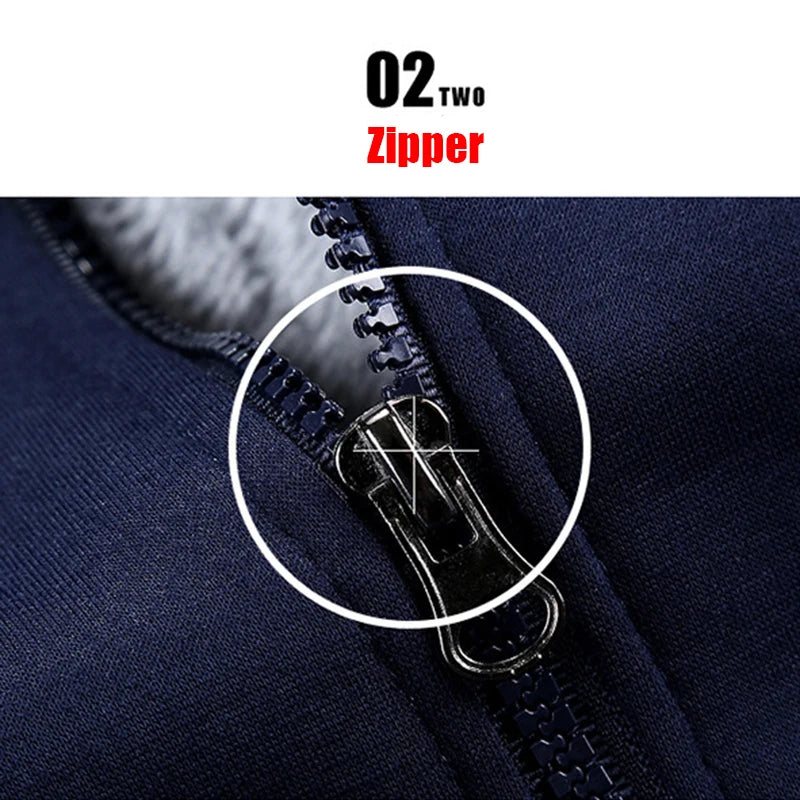 WHWR Men's Camouflage Hooded Zip-Up Jacket