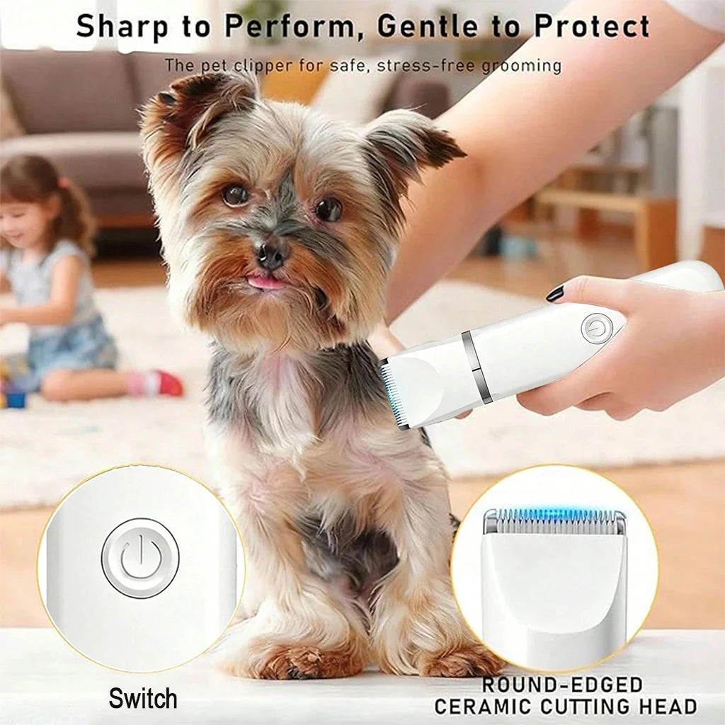 SHUYU Four-in-One Rechargeable Pet Grooming Trimmer