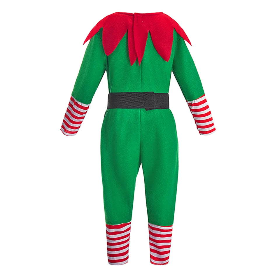 Kids Adult Christmas Clothing Set Kids Tops Pants Hat Belt Children Xmas Clothes Baby Boy Girl Birthday Outfit Elves Costume Whispering Desires Shoppe