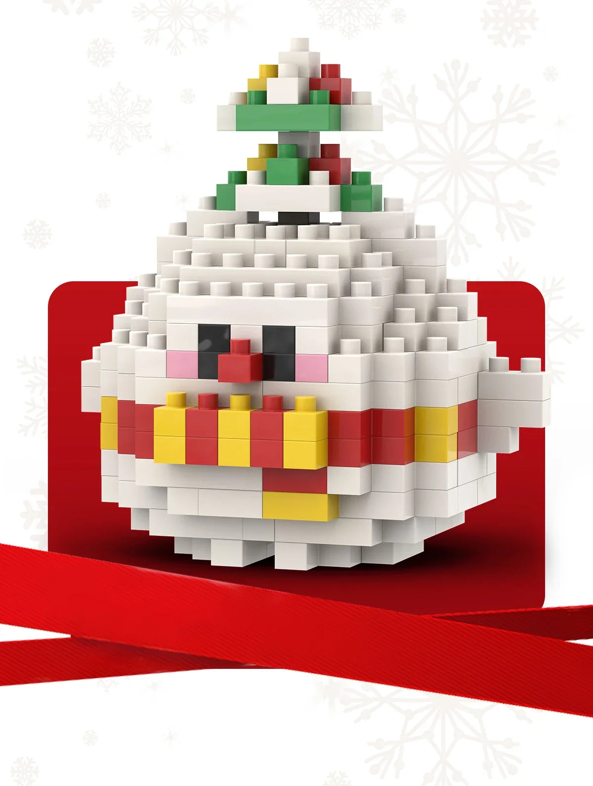 Santa & Reindeer Holiday Micro Building Block Sets