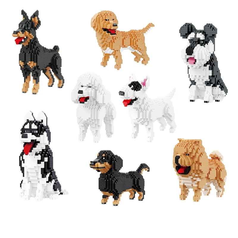 DIY Dog Breed Building Block Display Kit