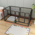 60x60cm/70x80cm 6 Panels Dog Fence Playpen Foldable Puppy Exercise Kennel Teddy Animal Escape Barrier Heavy Duty Cage for Dog Cat Rabbit Pet Whispering Desires Shoppe
