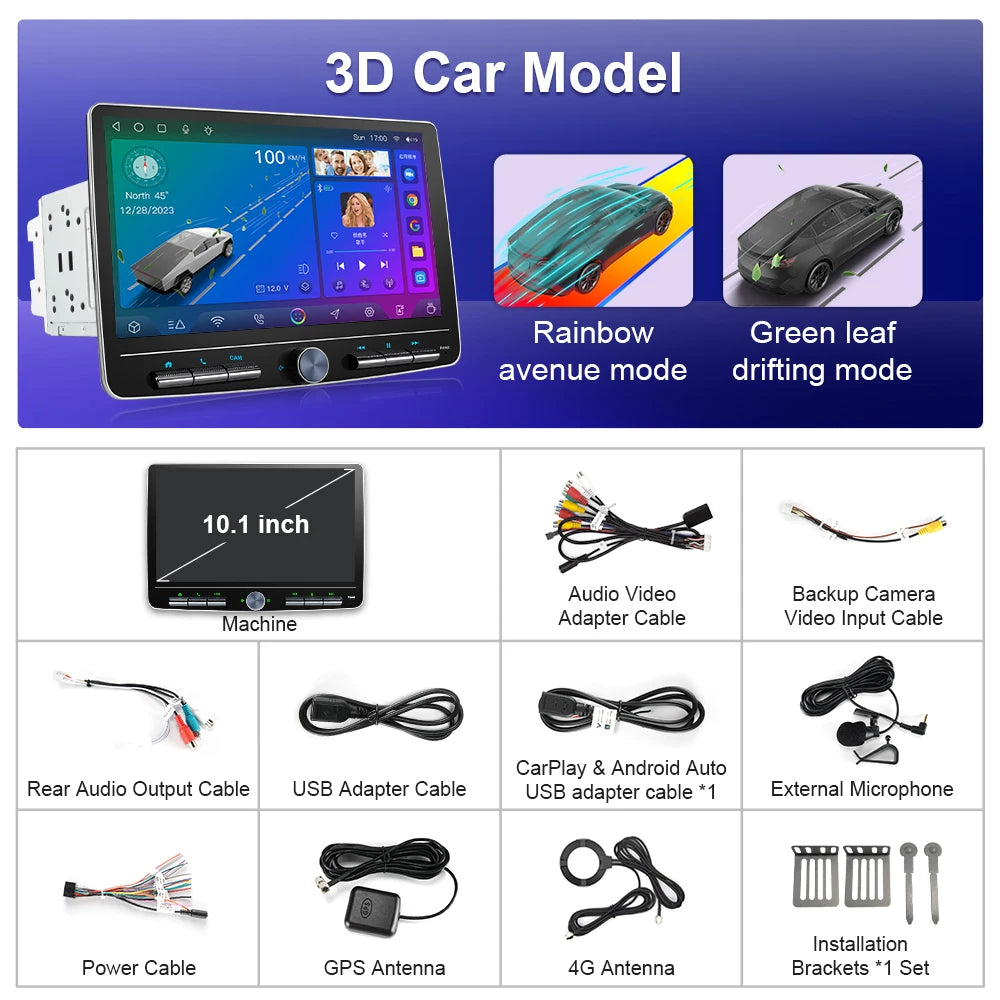 IYING MZY-04 10-Inch Car Stereo – 2 GB / 32 GB