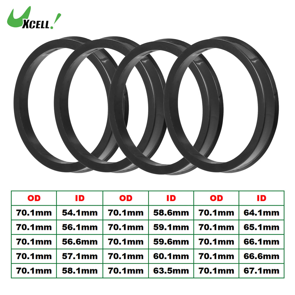 70.1 mm Hub-Centric Rings – Set of 4