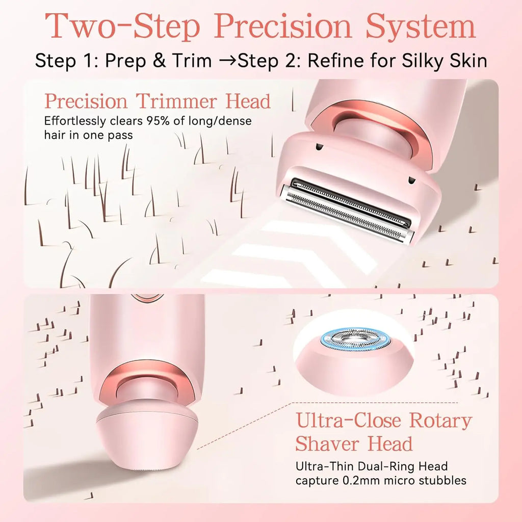 Rechargeable 2-in-1 Women's Body & Bikini Trimmer