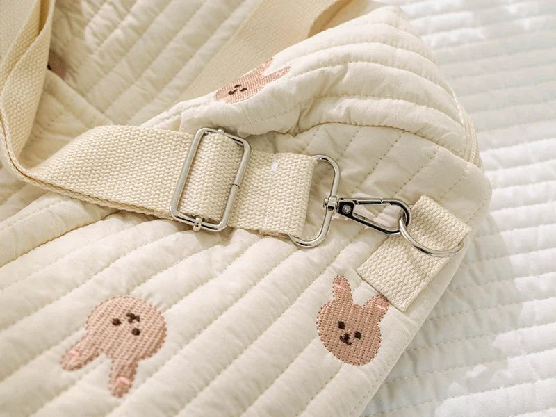 Animal-Print Baby Diaper Tote Bag