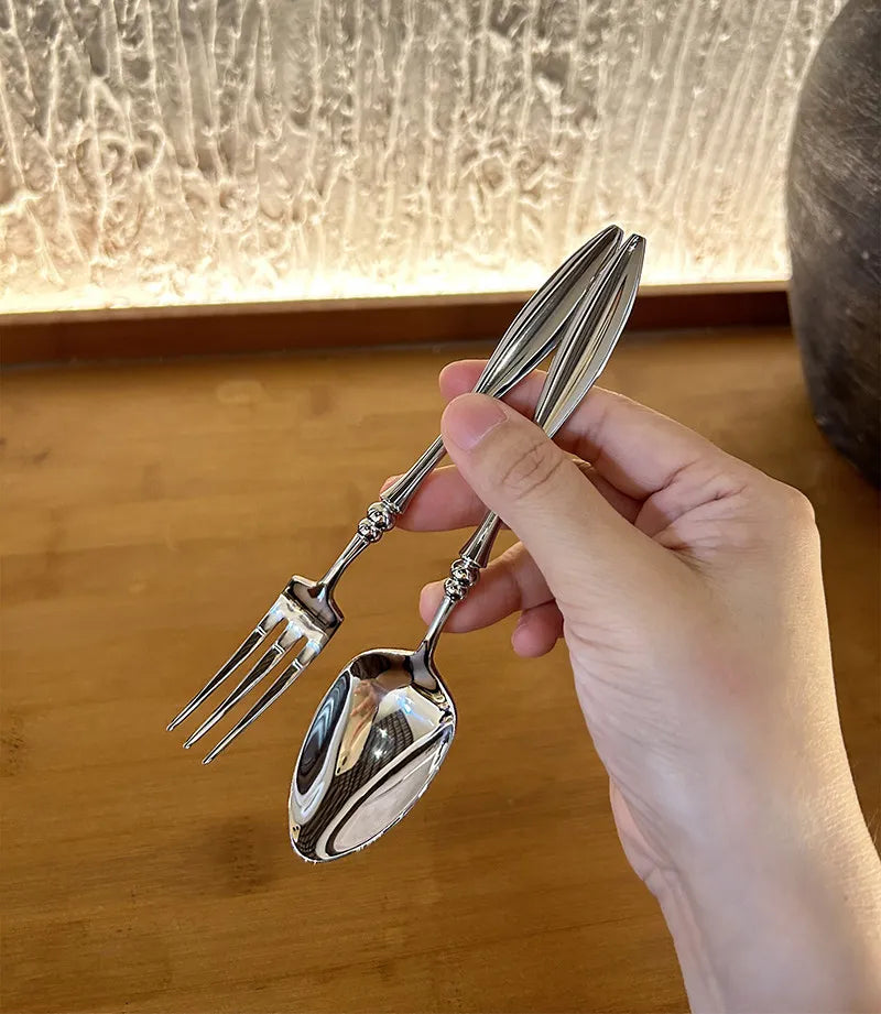 Stainless Steel Cutlery Set — 6 Pieces
