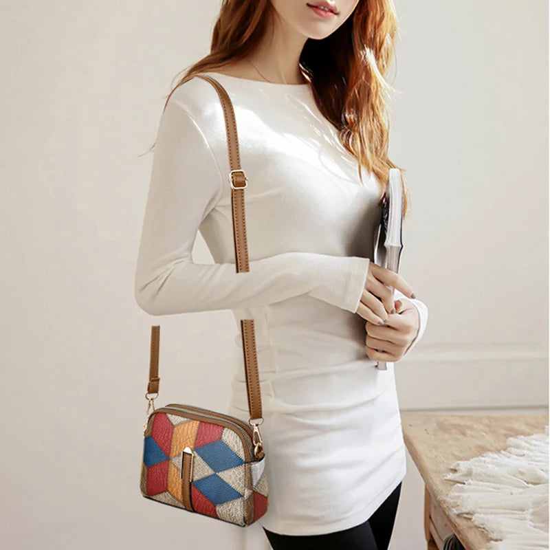 Yogodlns Women's Plaid Shoulder Bag
