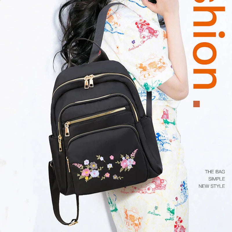 Embroidered Softback Backpack