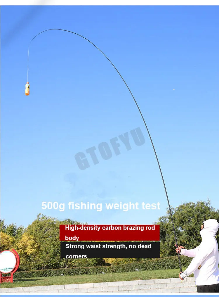 Telescopic Carbon Stream Fishing Pole