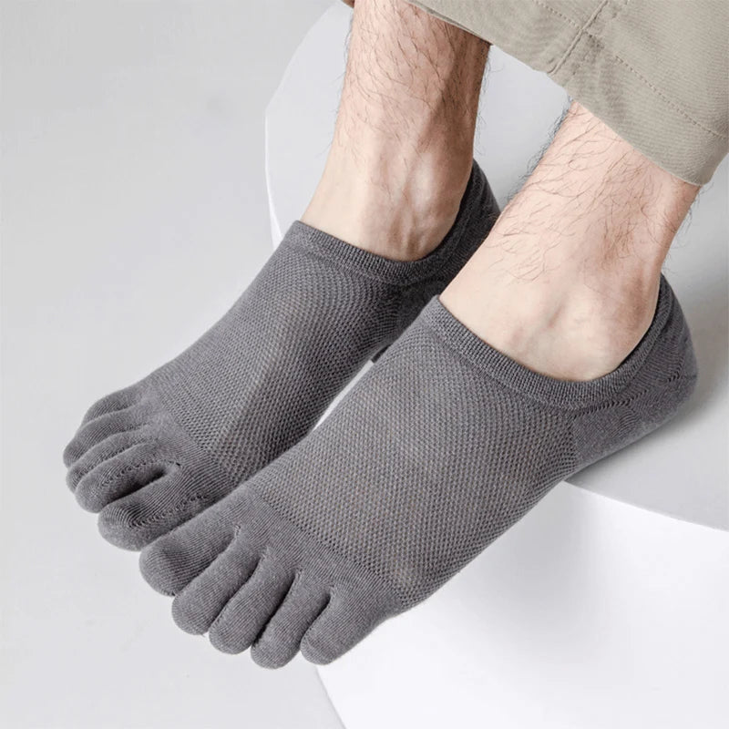 Men's Low-Cut Toe Socks – 3 Pairs
