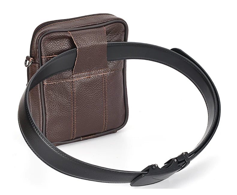Men's Leather Crossbody Bag