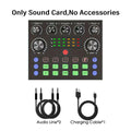 V8S Podcast Microphone & Audio Mixer Bundle