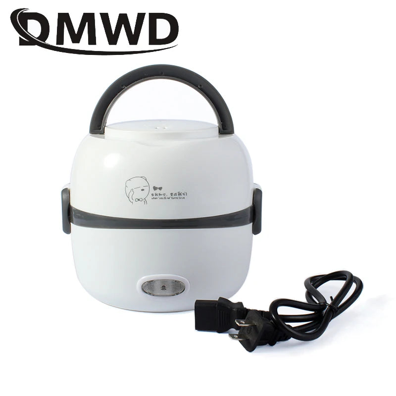 Mini Electric Rice Cooker & Two-Layer Lunch Steamer