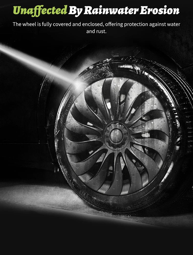 MOTENIO 18-Inch Wheel Covers for Model 3 Highland – Set of 4