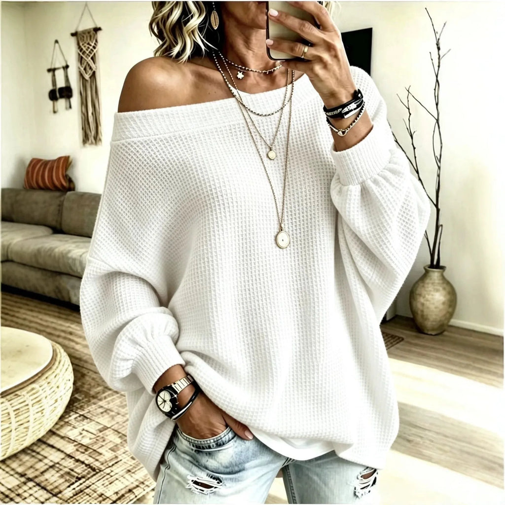 Casual Pullover Top with Regular Cut Japanese Korean Casual Loose Fit Standard Length Long Sleeve Daily Autumn Women Sweater Dsers