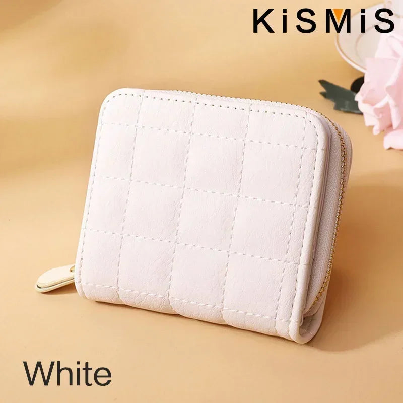 Women's Compact PU Card Wallet