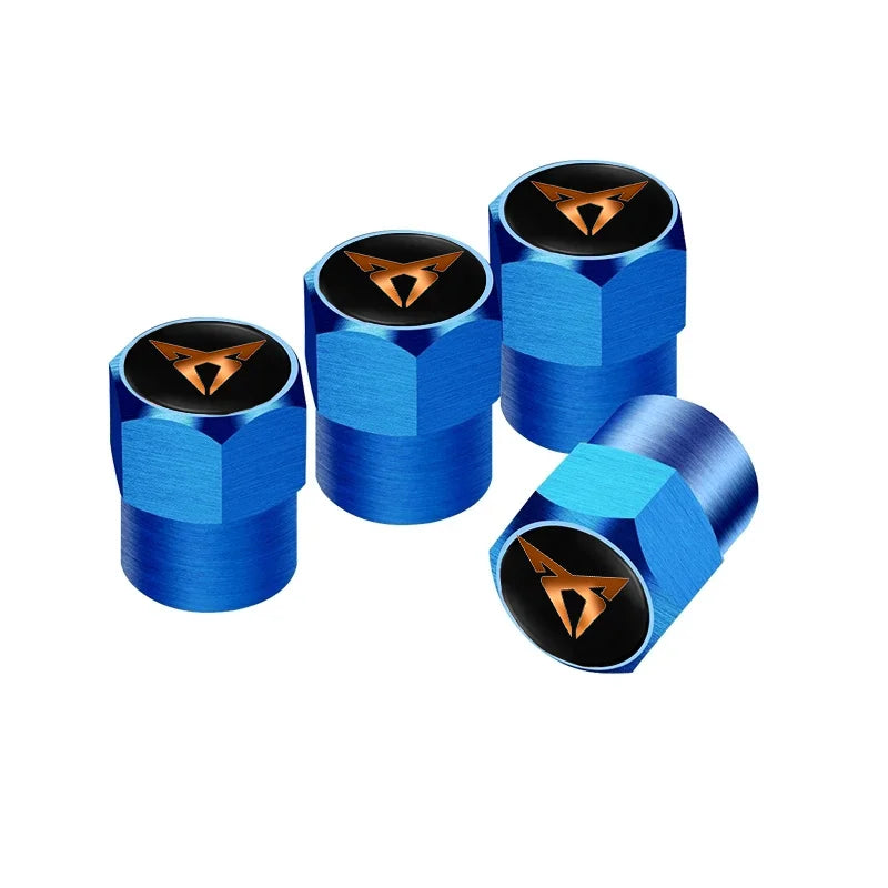 Metal Tire Valve Caps – Set of 4