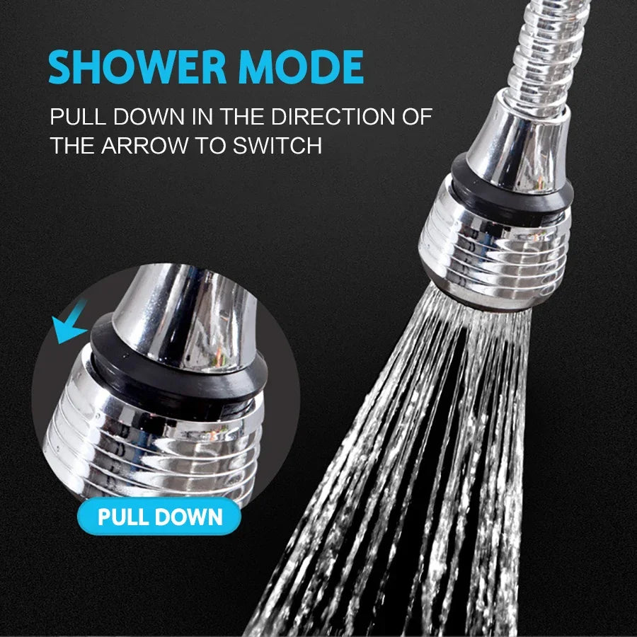 Rotating Kitchen Faucet Spray Extender