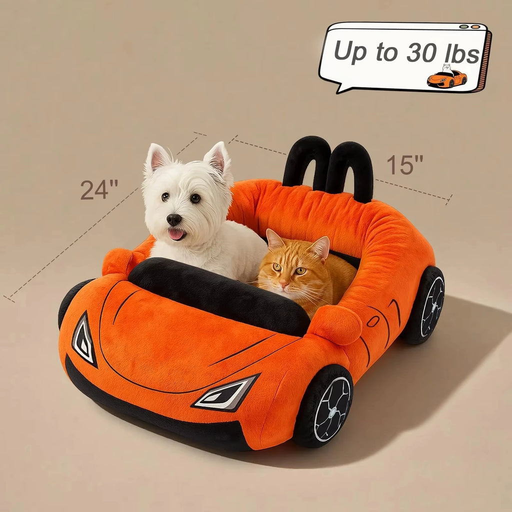 Supercar Cat Bed with Soft Cushion