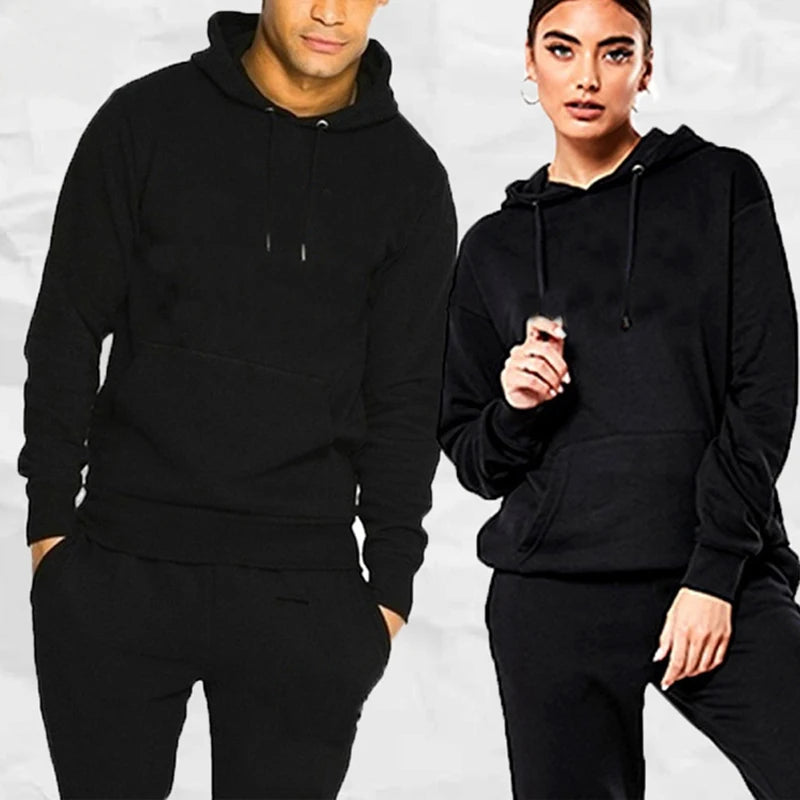 Men's Fleece-Look Sweatshirt & Jogger Set
