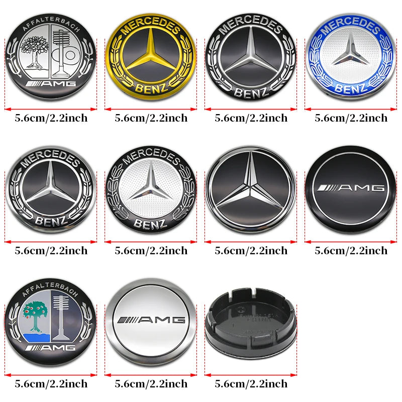 Wheel Center Caps or Stickers – Set of 4