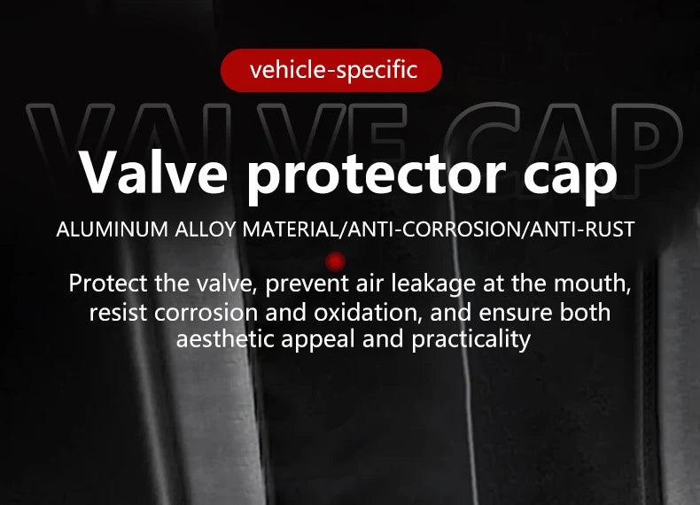 Metal Skull-Design Tire Valve Caps – Set of 4