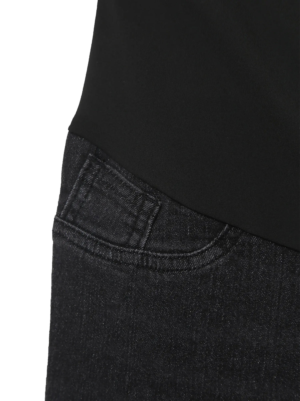 Pregnant Women Jeans High Waist Support Belly Maternity Hip Lifting Elastic Denim Pants Shorts for Daily Work Street Loungewear Whispering Desires Shoppe