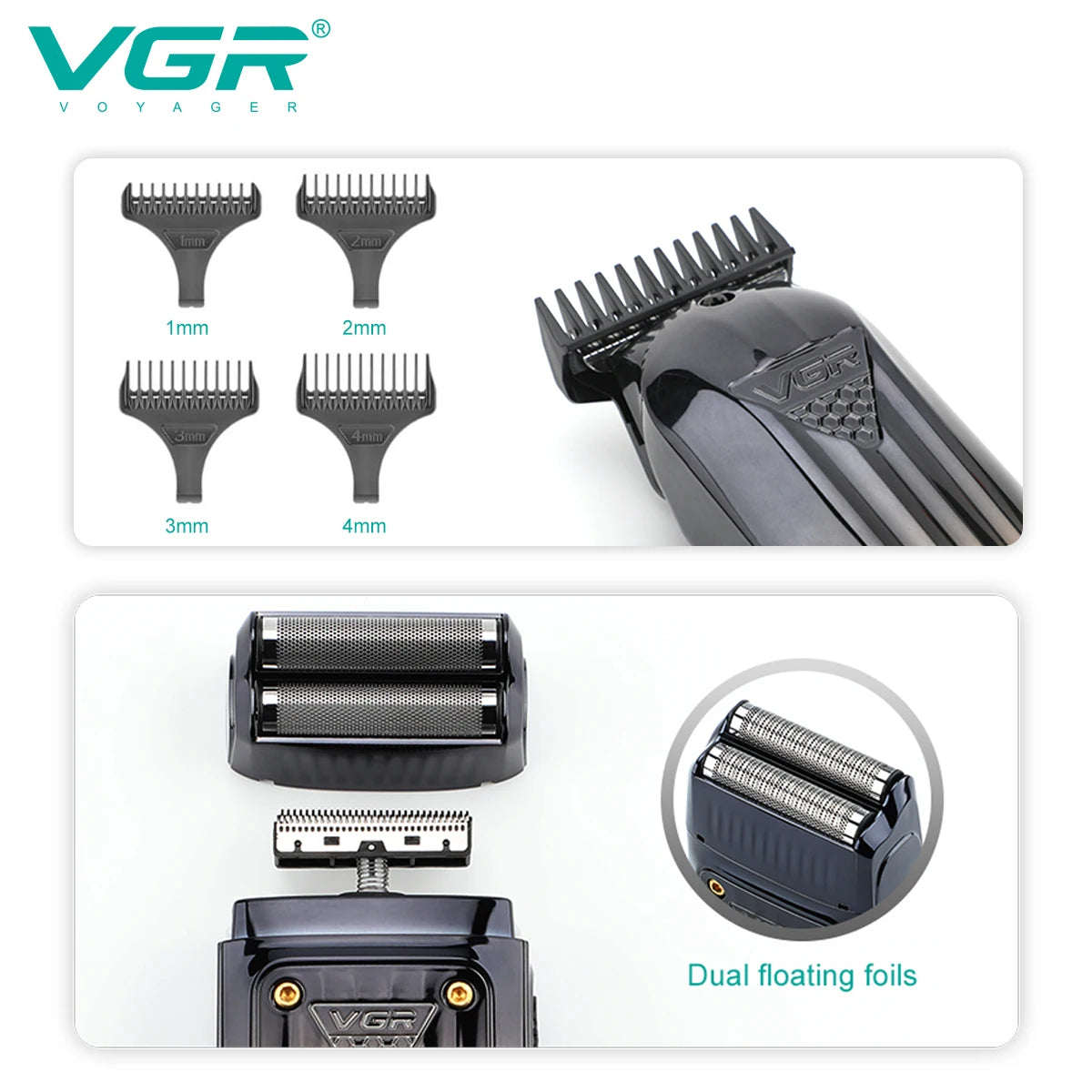VGR 644 Rechargeable Hair Clipper & Trimmer