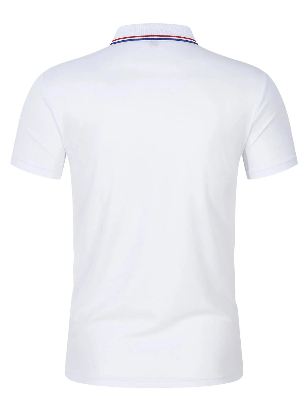 Men's Solid-Color Short-Sleeve Polo Shirt