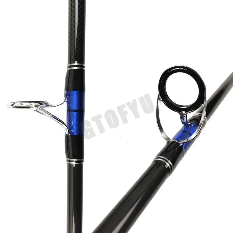 Three-Piece Carbon Boat Rod — 1.8 or 2.1 m