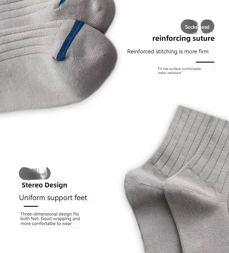 5 Pairs Men's Socks Mid-Calf Socks Warm Socks Long Sweat-Absorbing Breathable Socks Trendy Versatile Fall And Winter Sports Sock Whispering Desires Shoppe