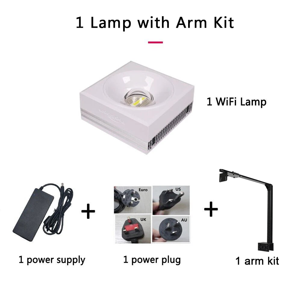 PopBloom RL90 WiFi Reef Aquarium LED Light