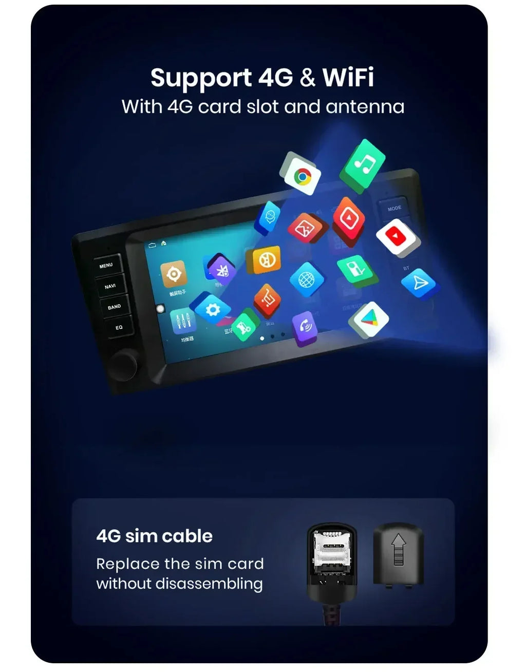 8-Inch Android Stereo for Selected Volvo Models