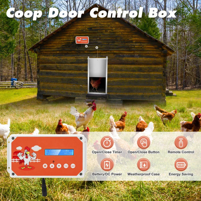 Automatic Chicken Coop Door Opener — Door Not Included