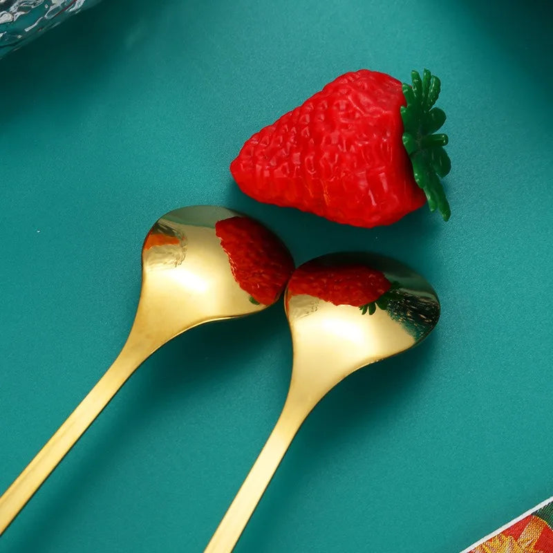 Christmas Dessert Spoon & Fork Gift Sets